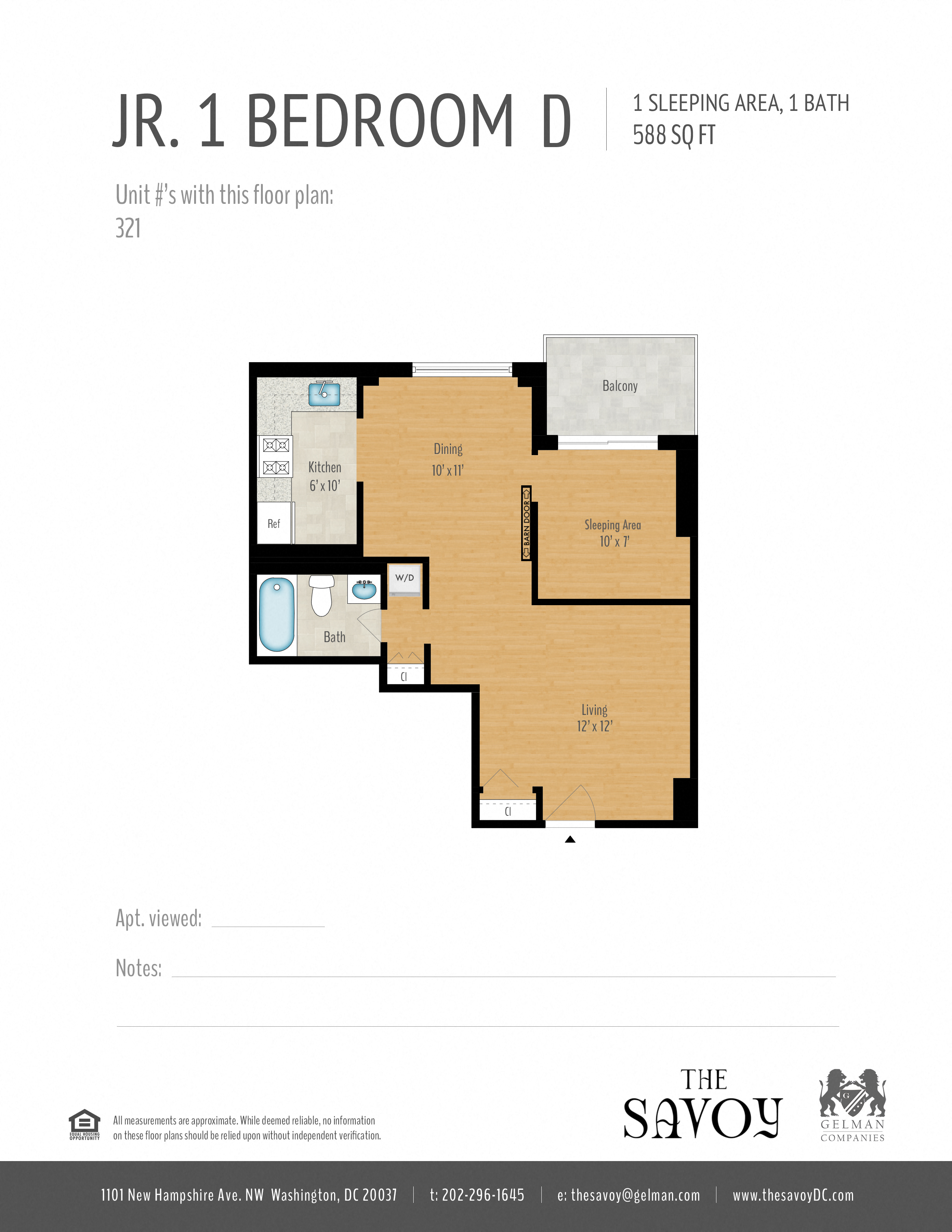 Junior 1 Bedroom Image